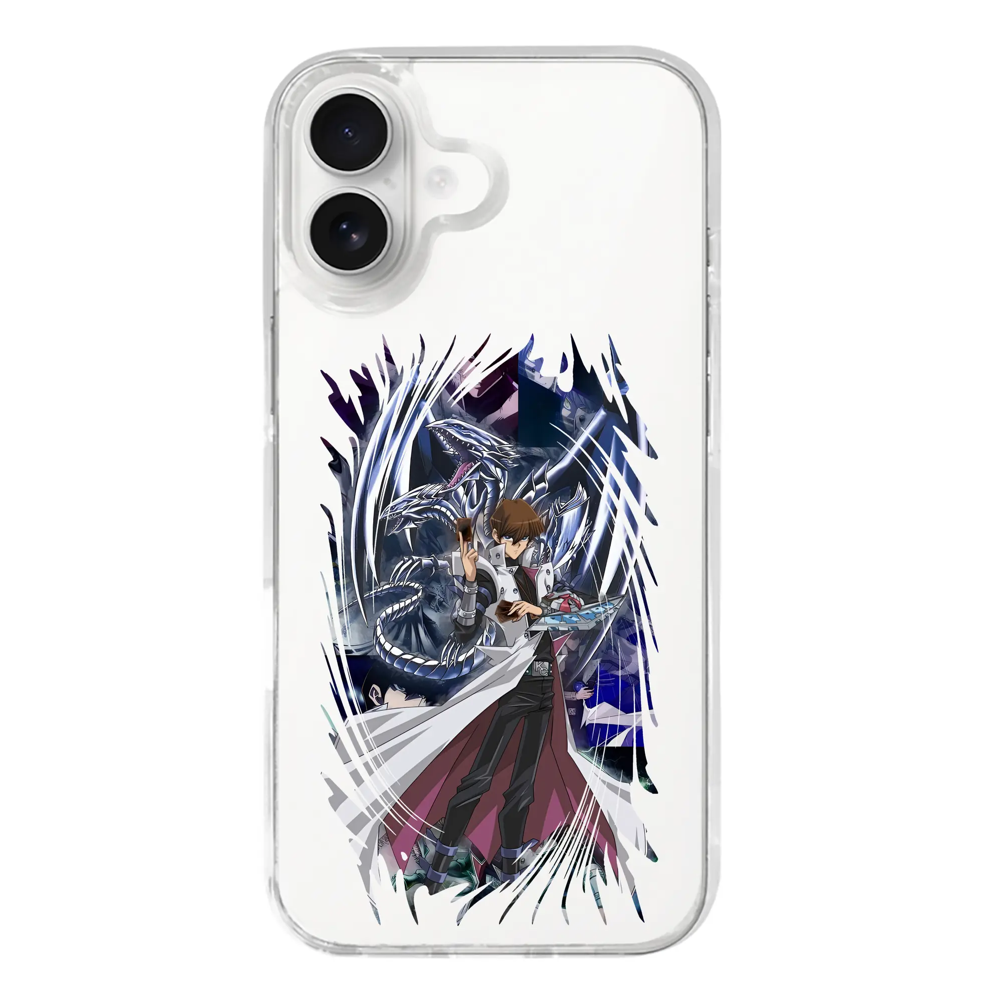 遊☆戯☆王 グッズ,海馬瀬人 - iPhone 17シリーズ 透明スマホケース – 薄型・耐衝撃・精密フィット保護カバー